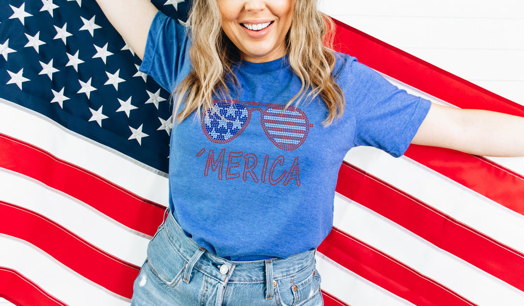 'Merica RHINESTONE TRANSFER