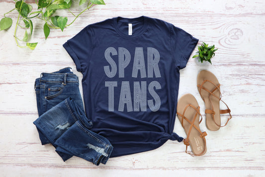 Spartans Font Mascot SPANGLE TRANSFER