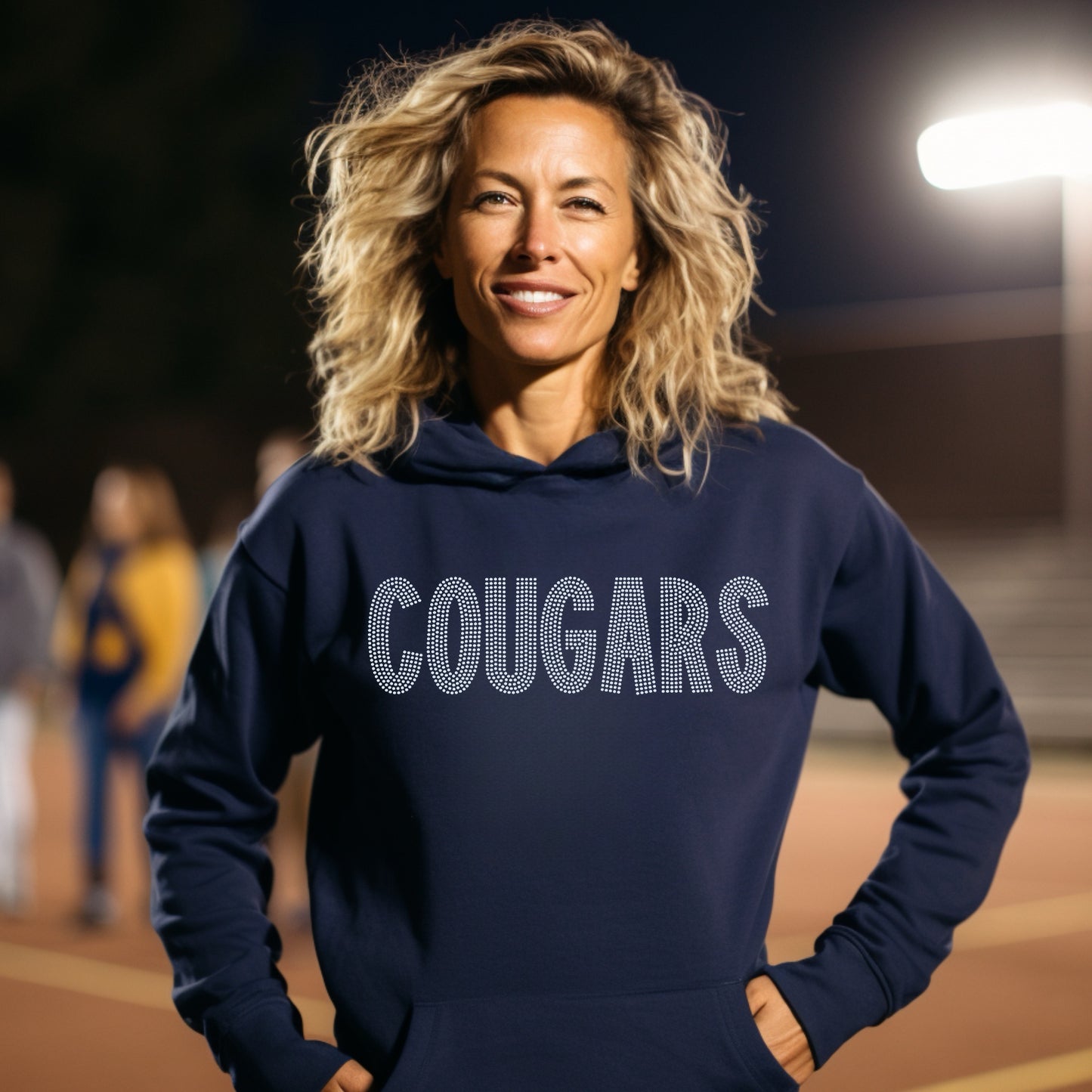 Cougars Font Mascot SPANGLE TRANSFER