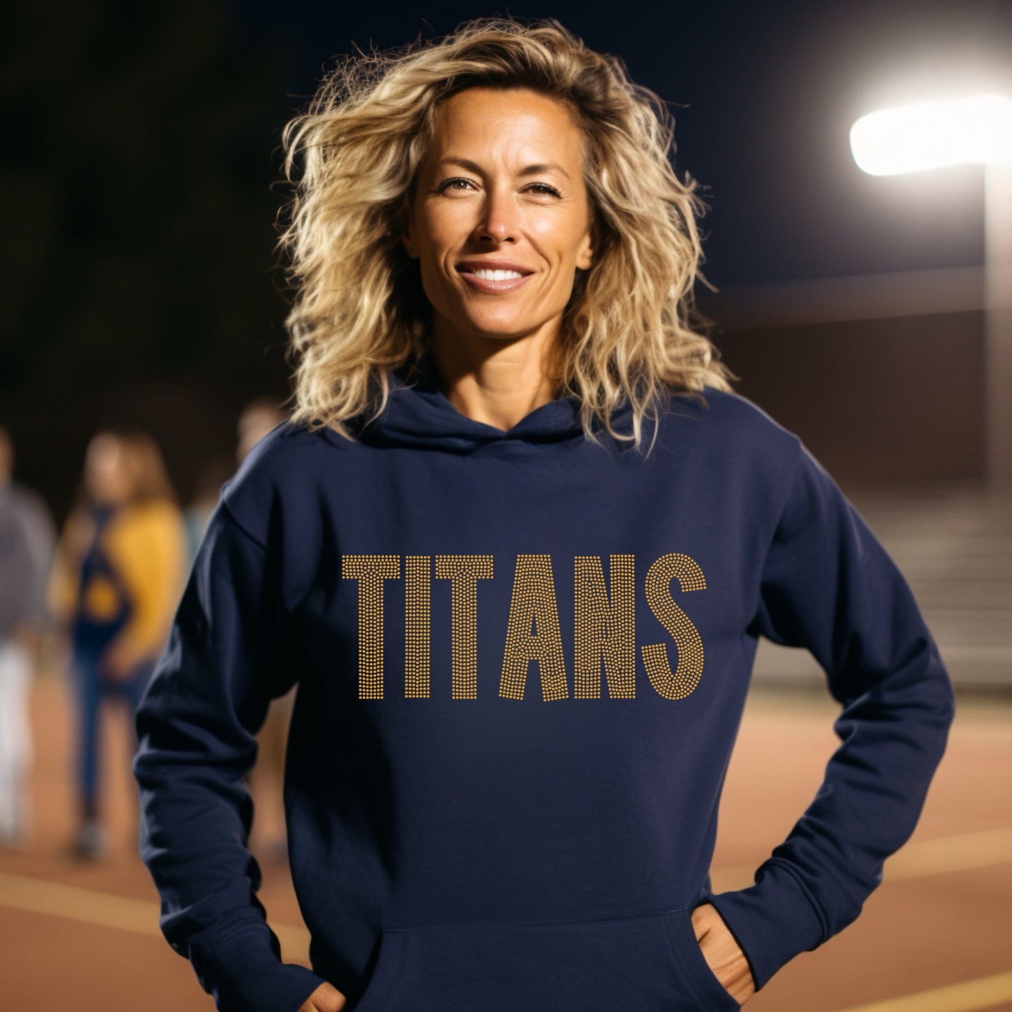 Titans Font Mascot SPANGLE TRANSFER