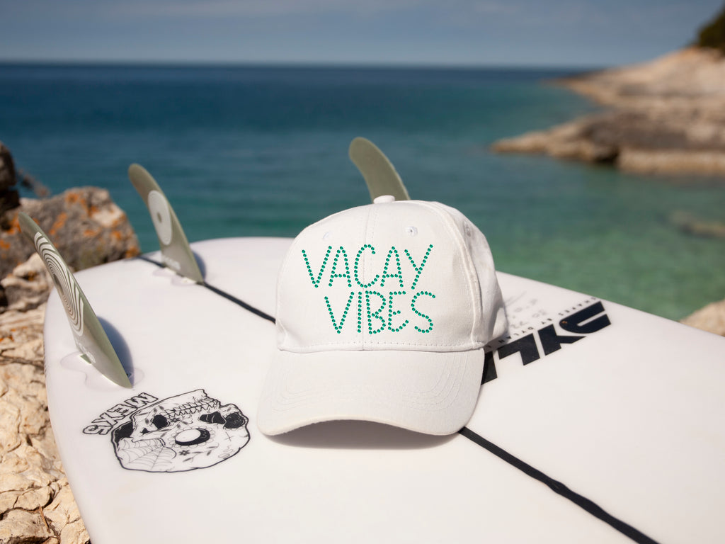 Vacay Vibes SHEET OF FOUR RHINESTONE TRANSFERS