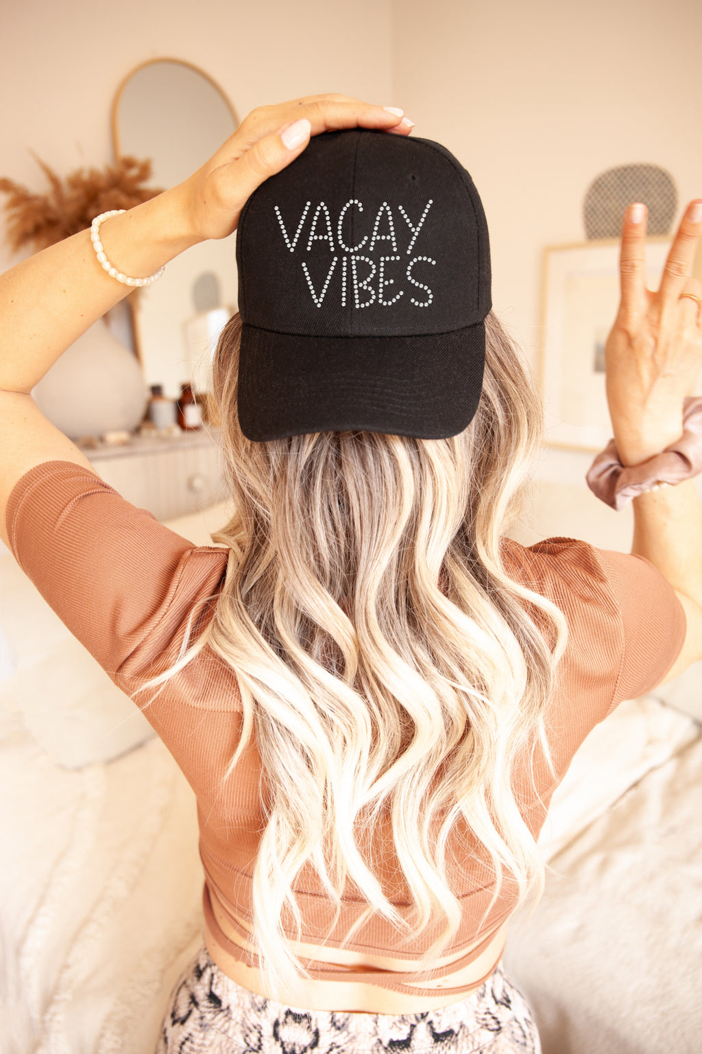 Vacay Vibes SHEET OF FOUR RHINESTONE TRANSFERS