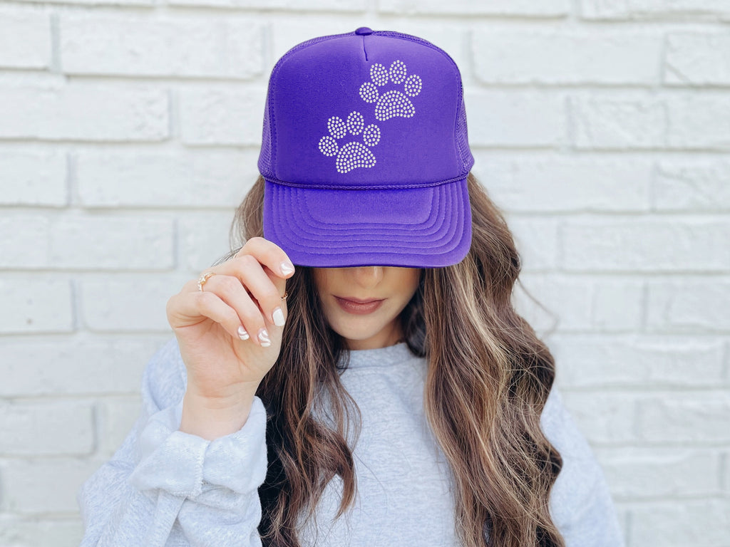 Paw Prints SHEET OF FOUR RHINESTONE TRANSFERS