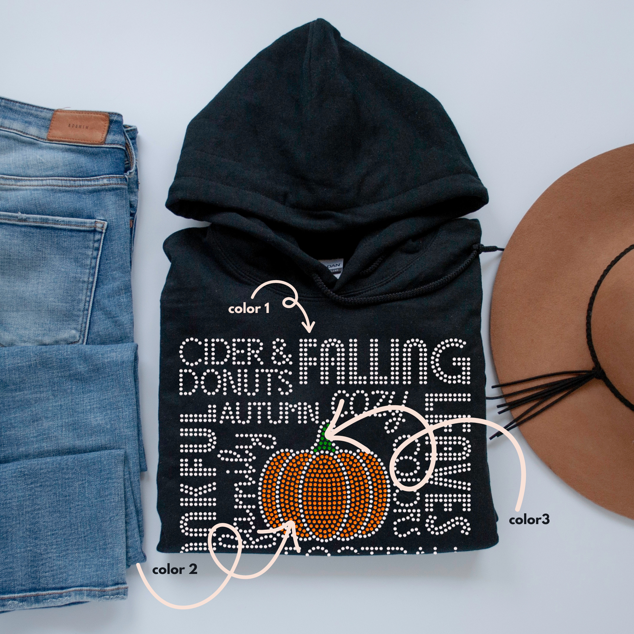 Fall Collage SPANGLES TRANSFER