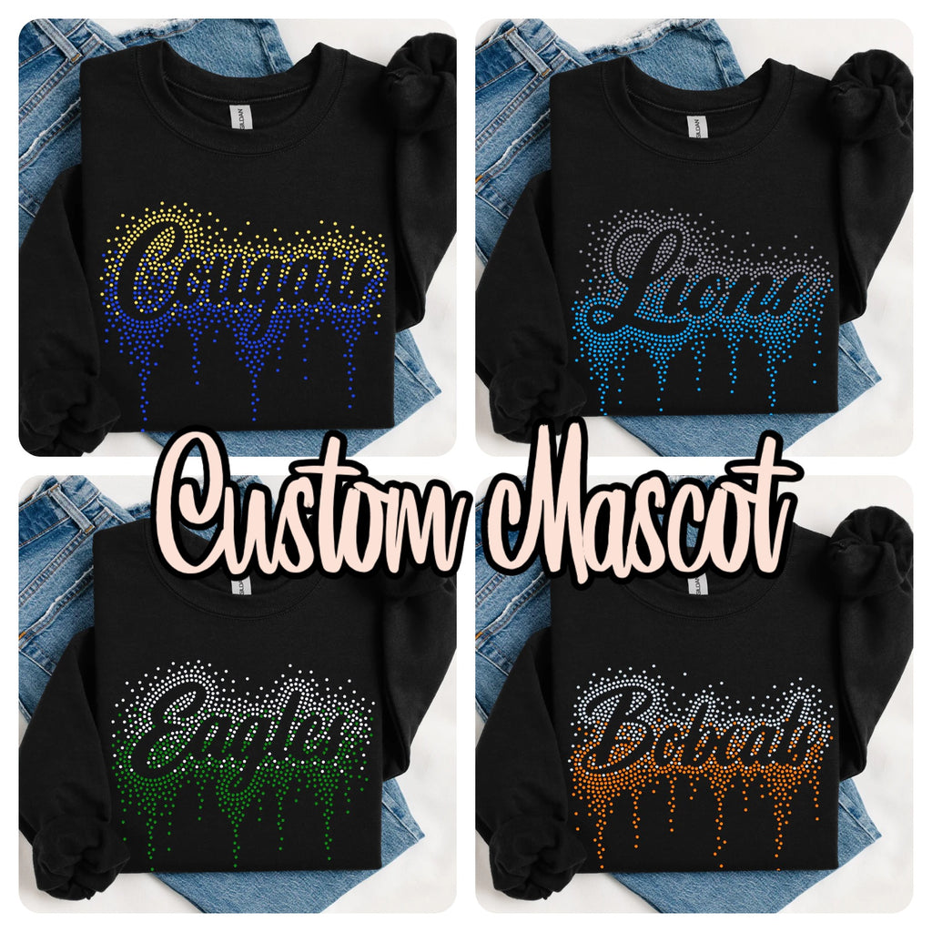 Custom Ombre Drip SPANGLE TRANSFER 7-10 BUSINESS DAY TAT