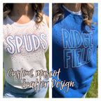 Semi Custom - Scatter Design w/ Snowday Font