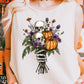 Skull Pumpkin Bouquet MATTE CLEAR FILM