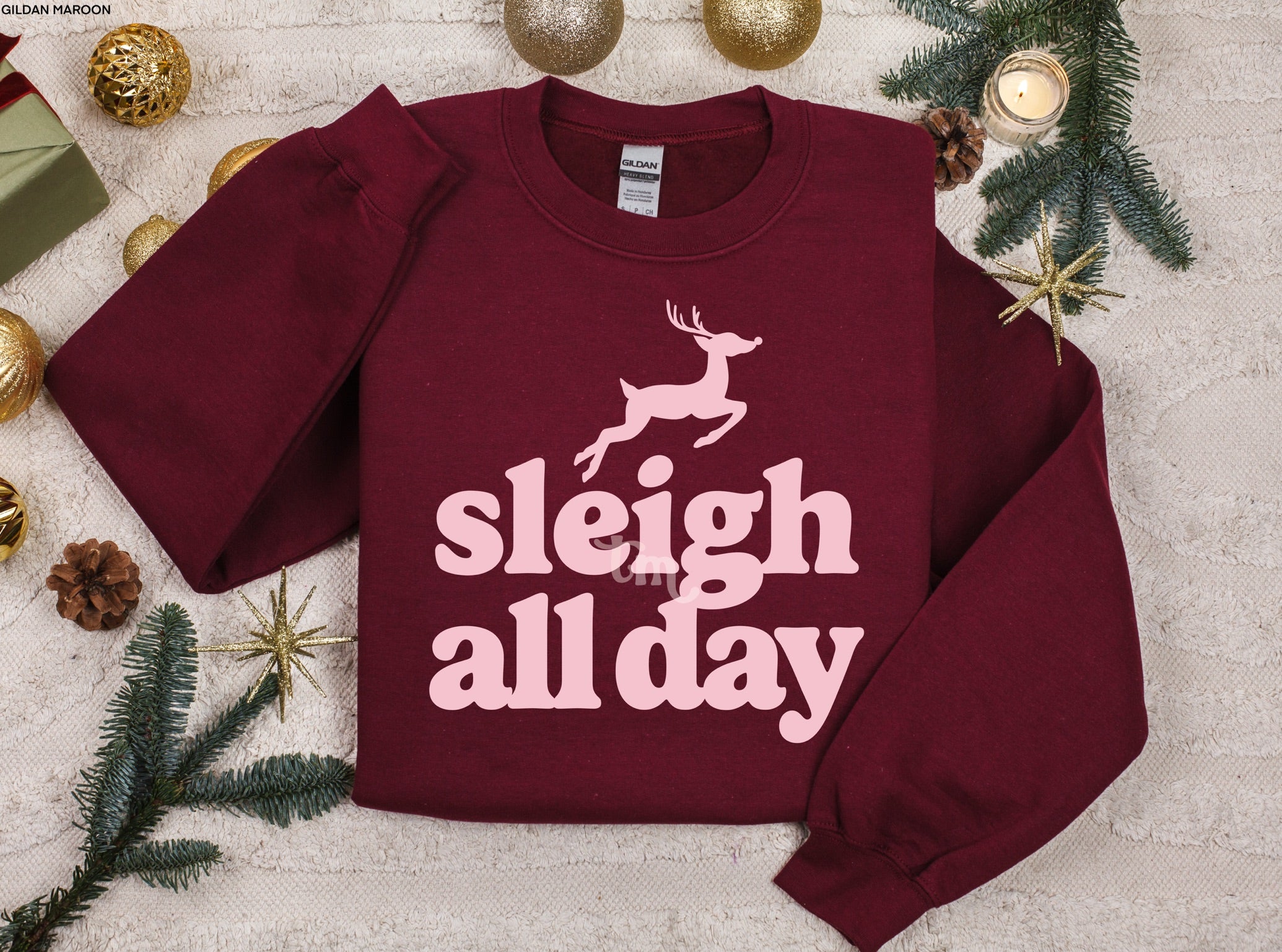 Sleigh All Day BABY PINK INK