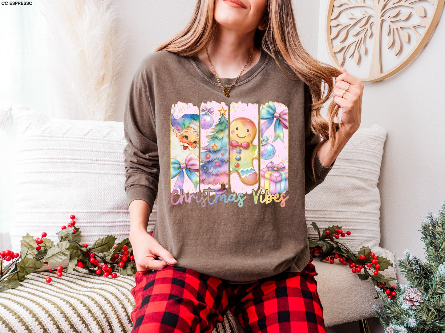 TMT // GLITTER Rainbow Christmas MATTE CLEAR FILM