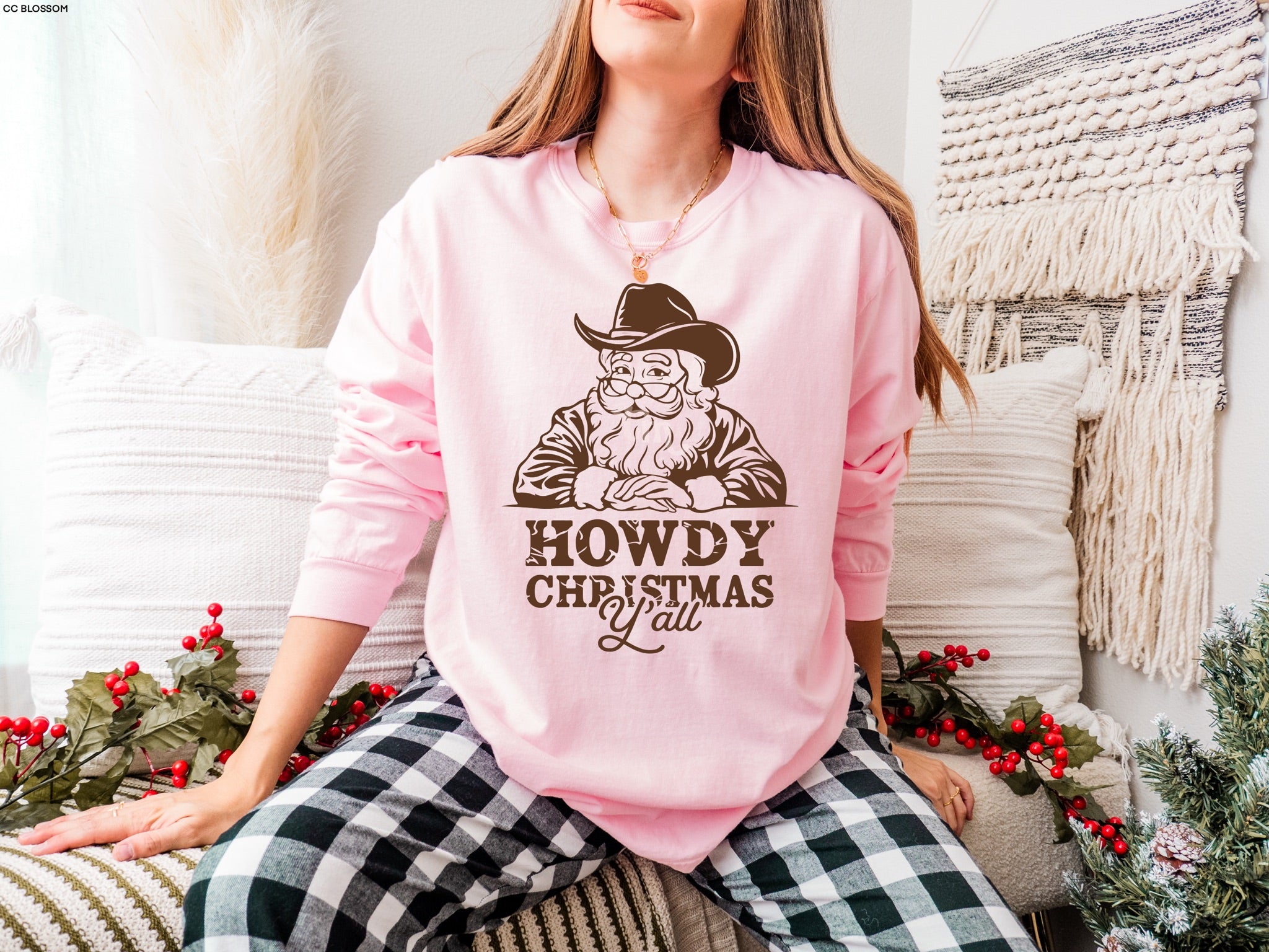 Howdy Christmas Y'all DOE BROWN INK