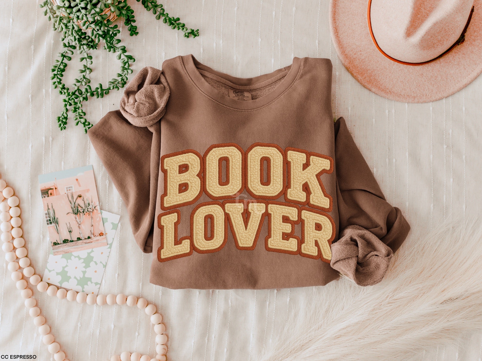 TMT // Faux Embroidery Book Lover MATTE CLEAR FILM