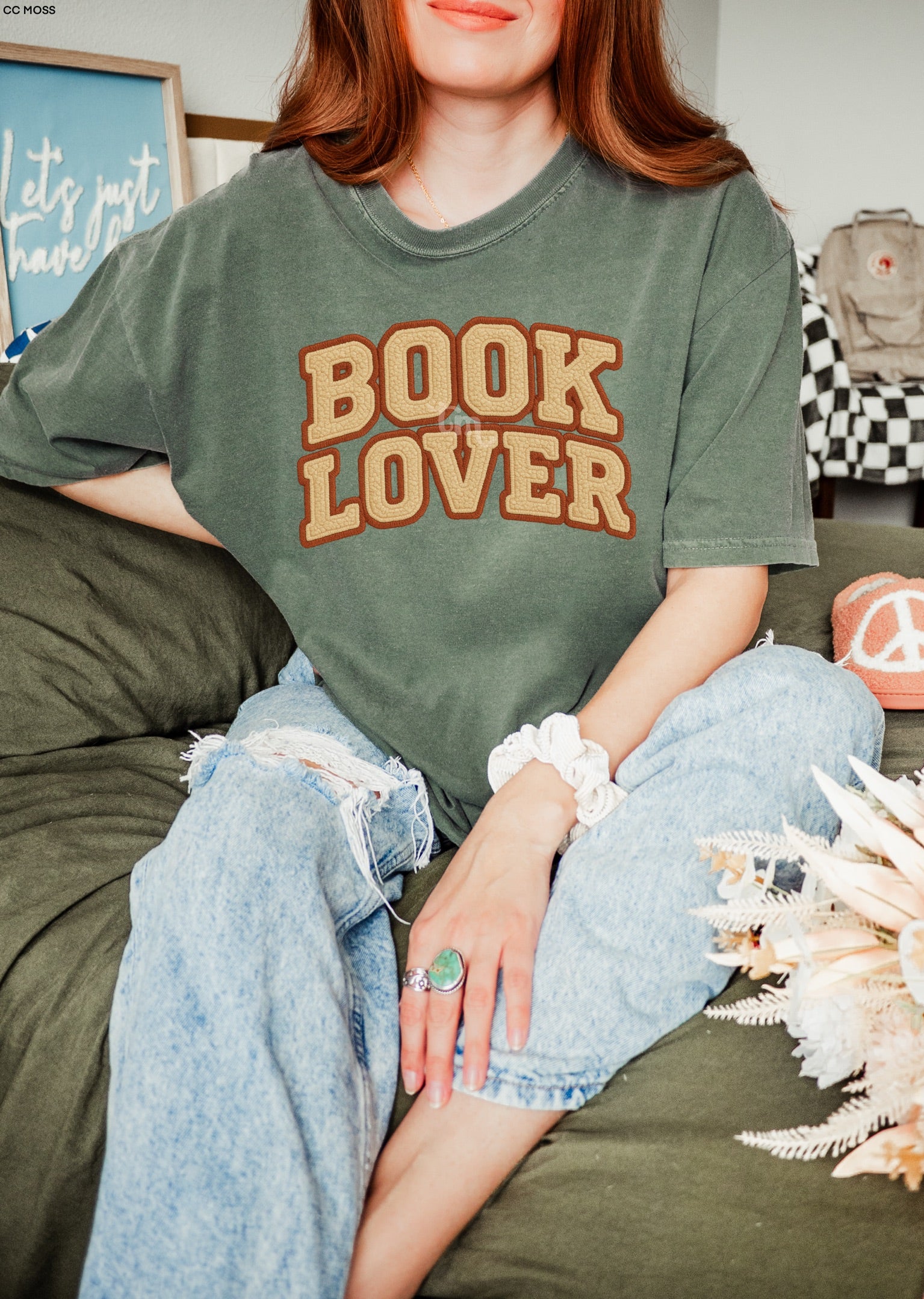 TMT // Faux Embroidery Book Lover MATTE CLEAR FILM