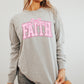 Pink Varsity Faith Coquette MATTE CLEAR FILM