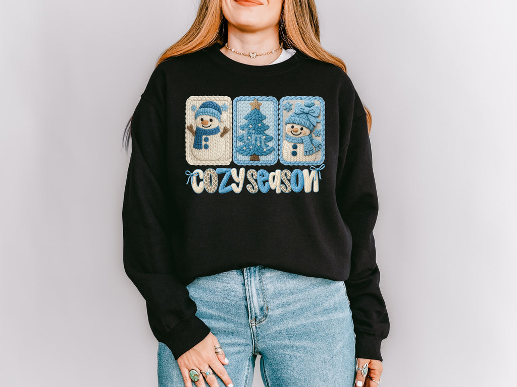 TMT // Faux Embroidery Snowman Cozy Season MATTE CLEAR FILM