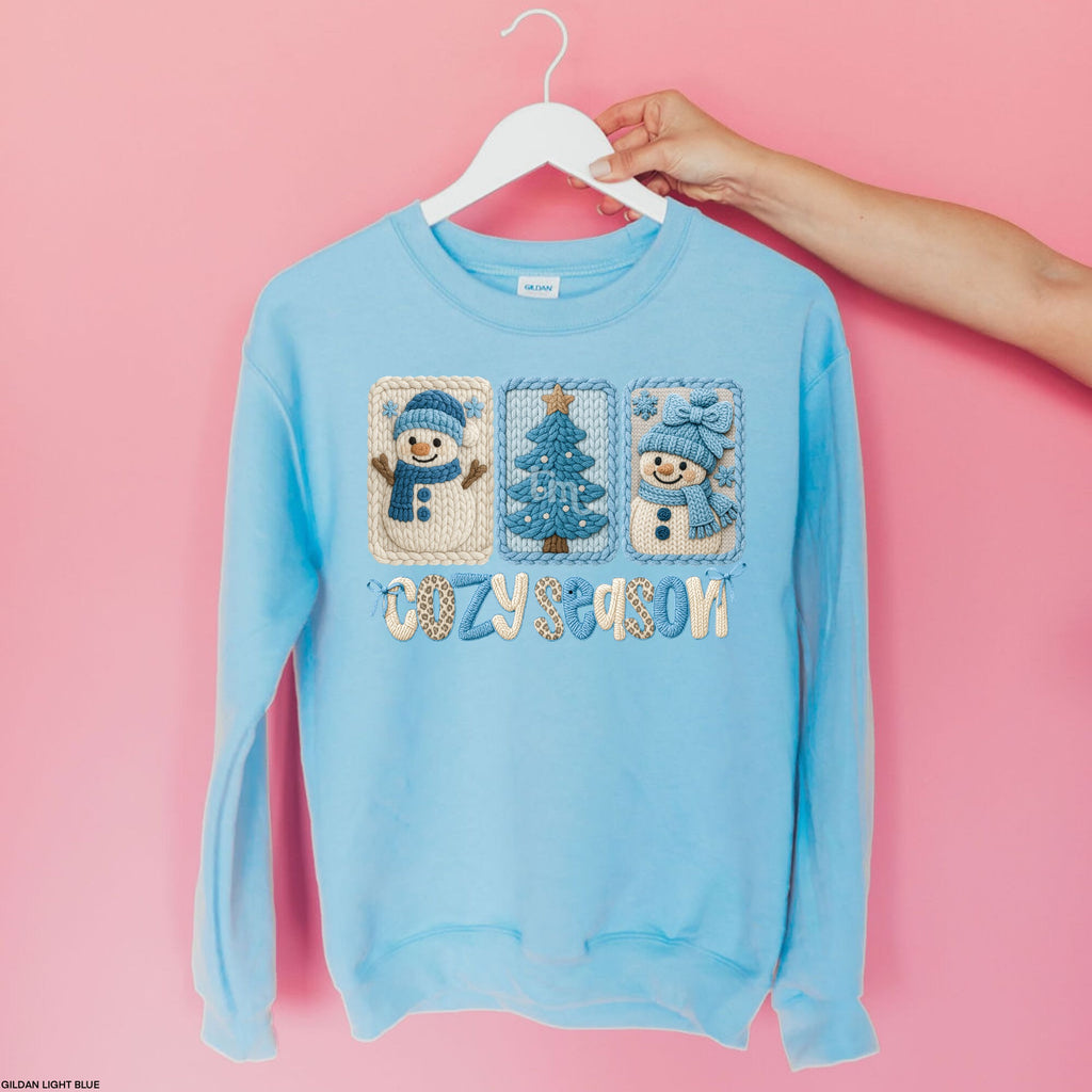 TMT // Faux Embroidery Snowman Cozy Season MATTE CLEAR FILM