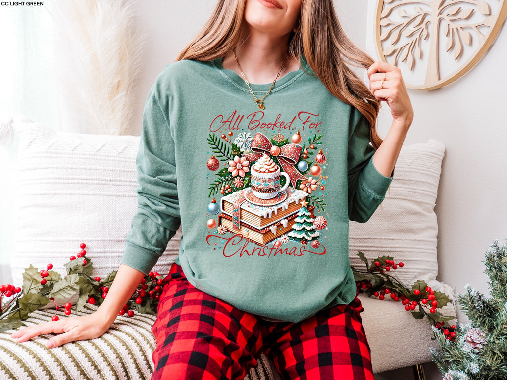 GLITTER All Booked for Christmas MATTE CLEAR FILM