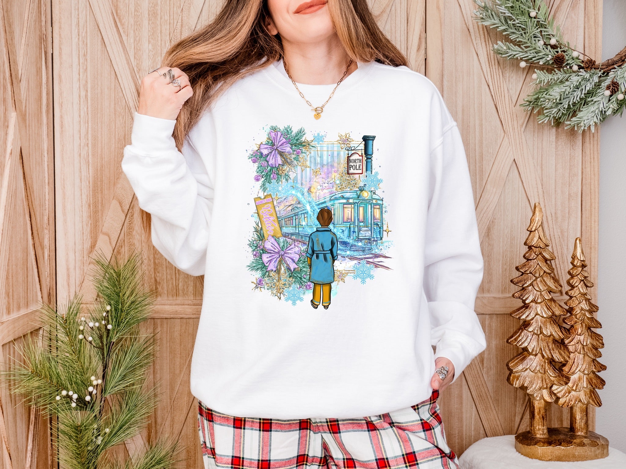 North Pole Train MATTE CLEAR FILM