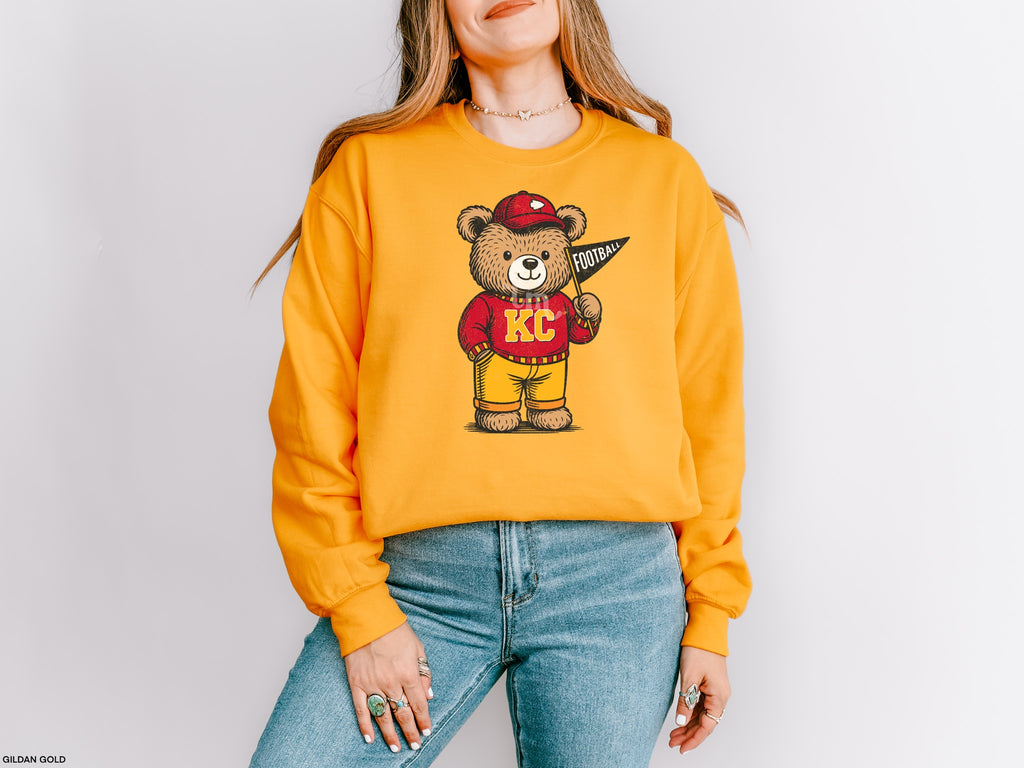 TMT // KC Football Bear MATTE CLEAR FILM