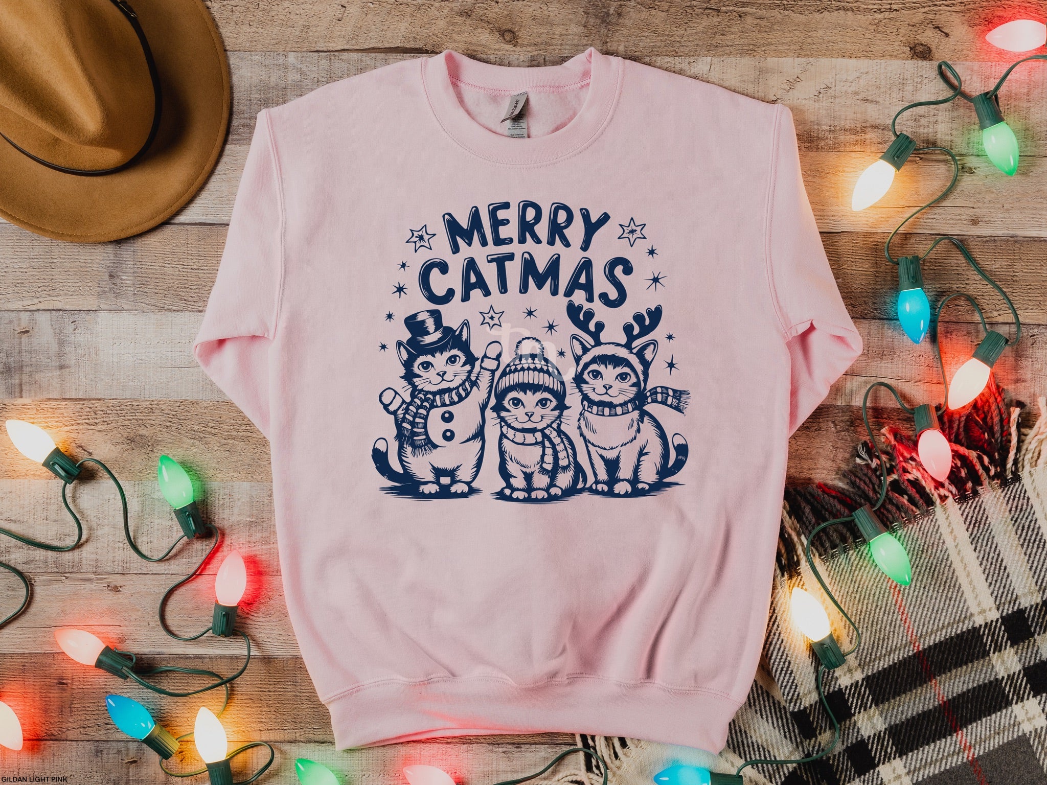 Merry Catmas NAVY INK