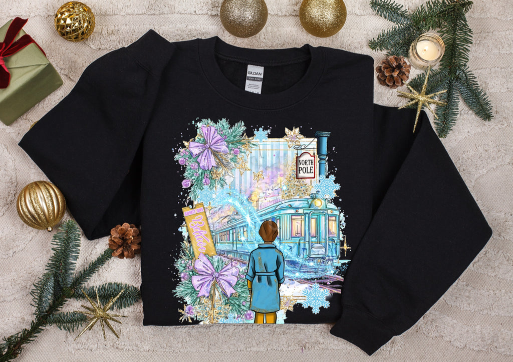 North Pole Train MATTE CLEAR FILM