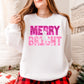 TMT // GLITTER Faux Embroidery Merry & Bright MATTE CLEAR FILM