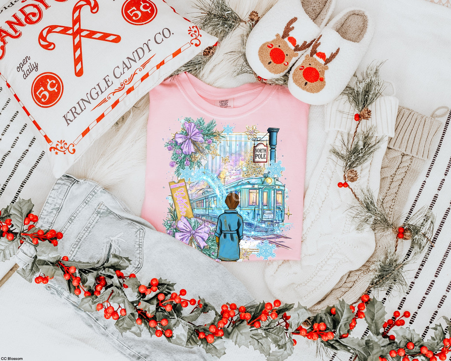 North Pole Train MATTE CLEAR FILM