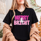 TMT // GLITTER Faux Embroidery Merry & Bright MATTE CLEAR FILM