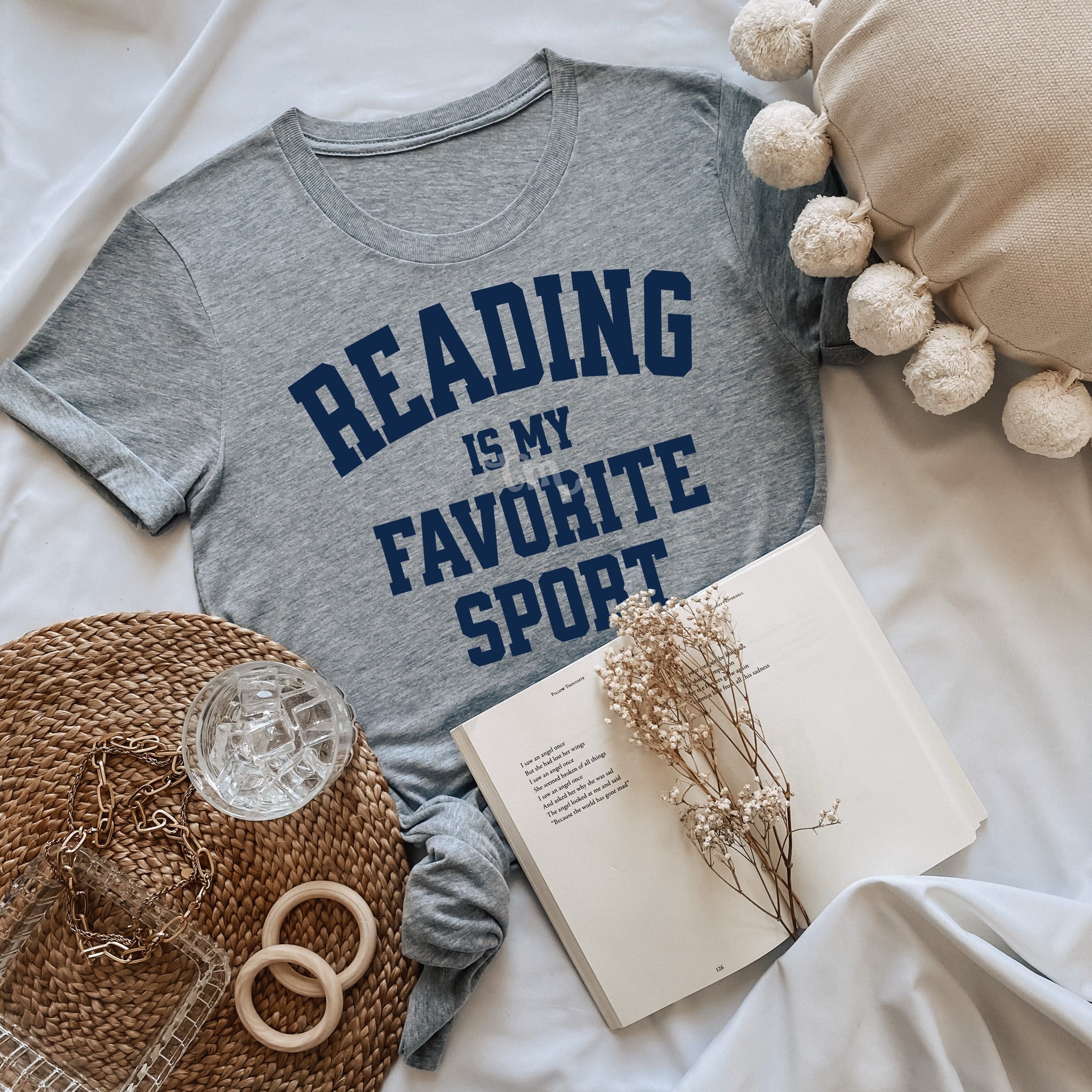 Reading is My Favorite Sport NAVY INK