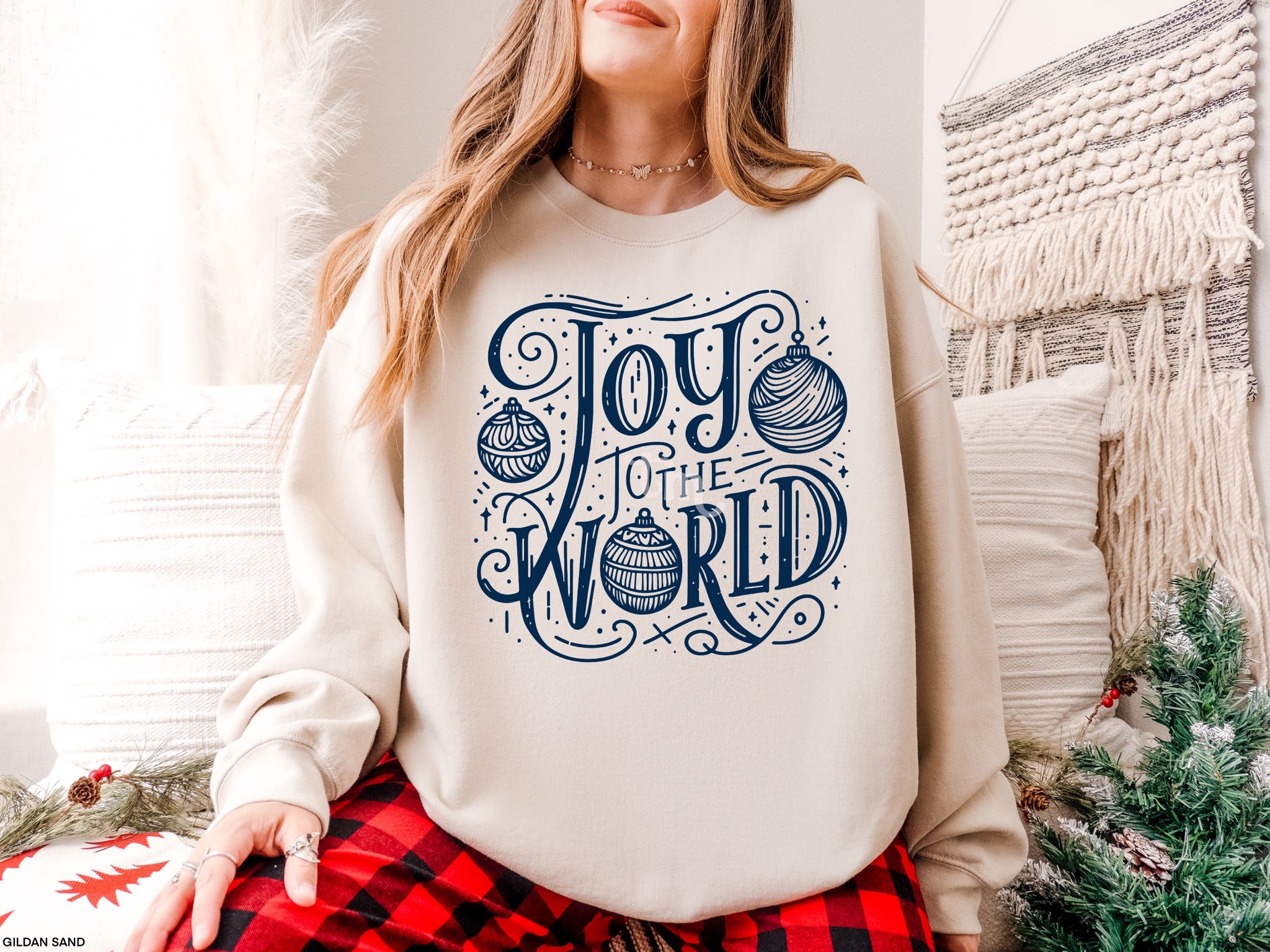 Joy to the World NAVY INK