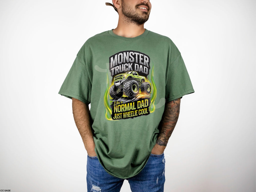 Monster Truck Dad MATTE CLEAR FILM