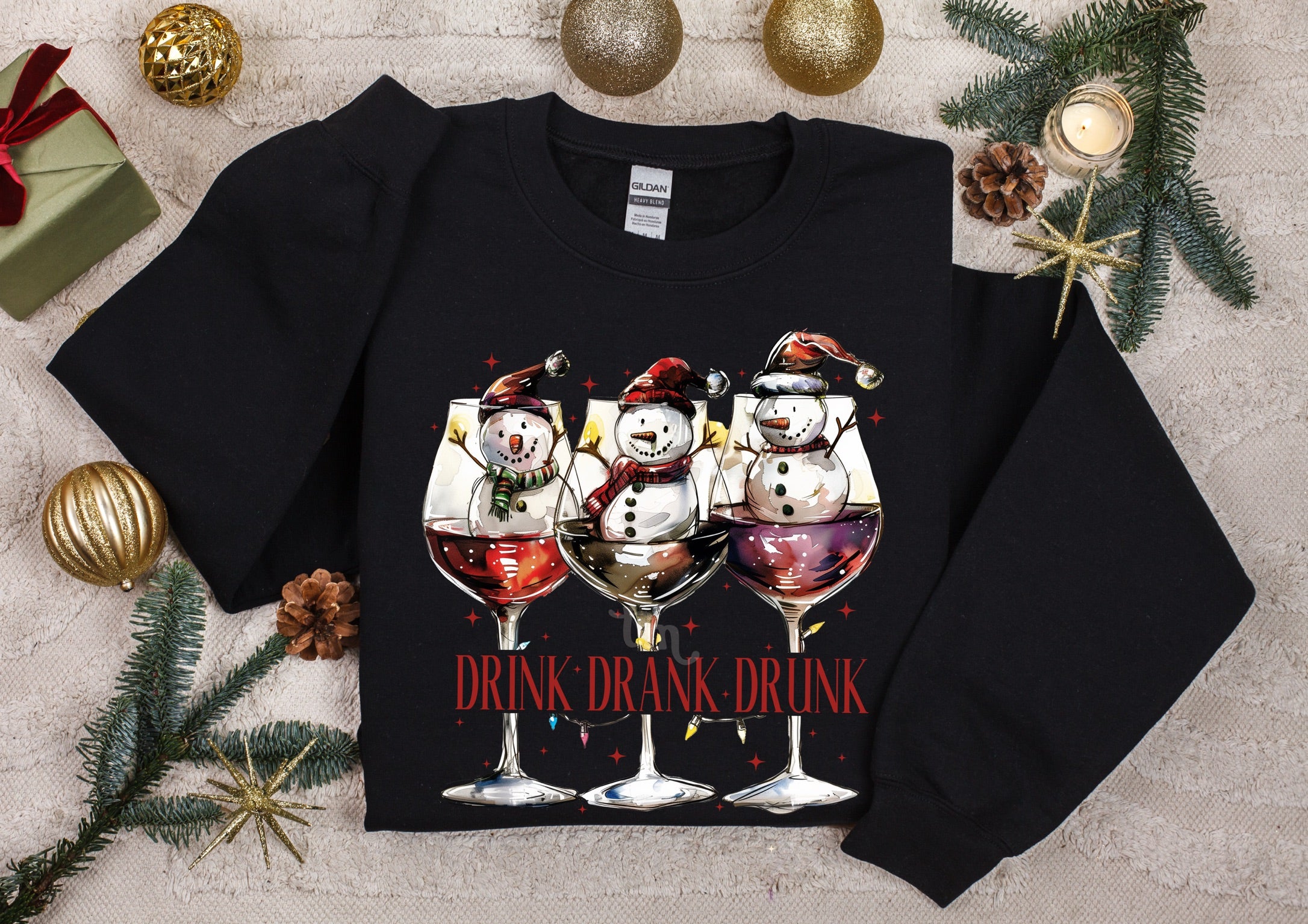 Drink Drank Drunk Wine MATTE CLEAR FILM