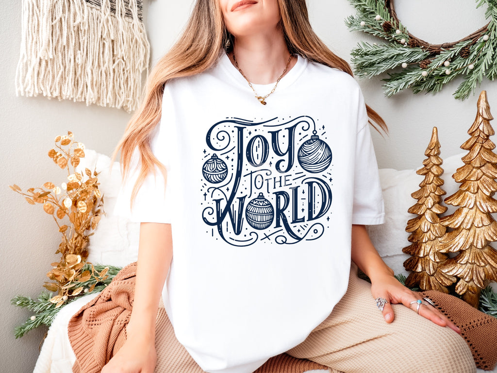 Joy to the World NAVY INK