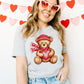 Valentine Teddy MATTE CLEAR FILM