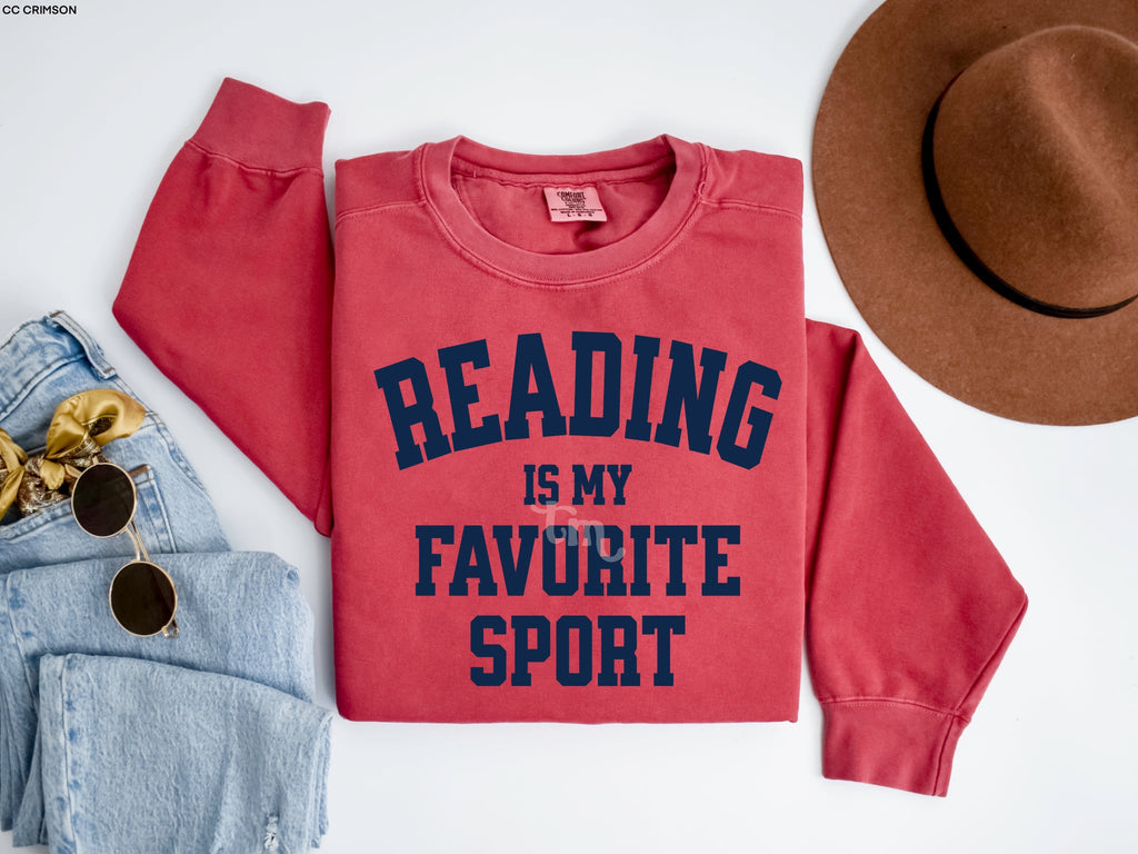 Reading is My Favorite Sport NAVY INK