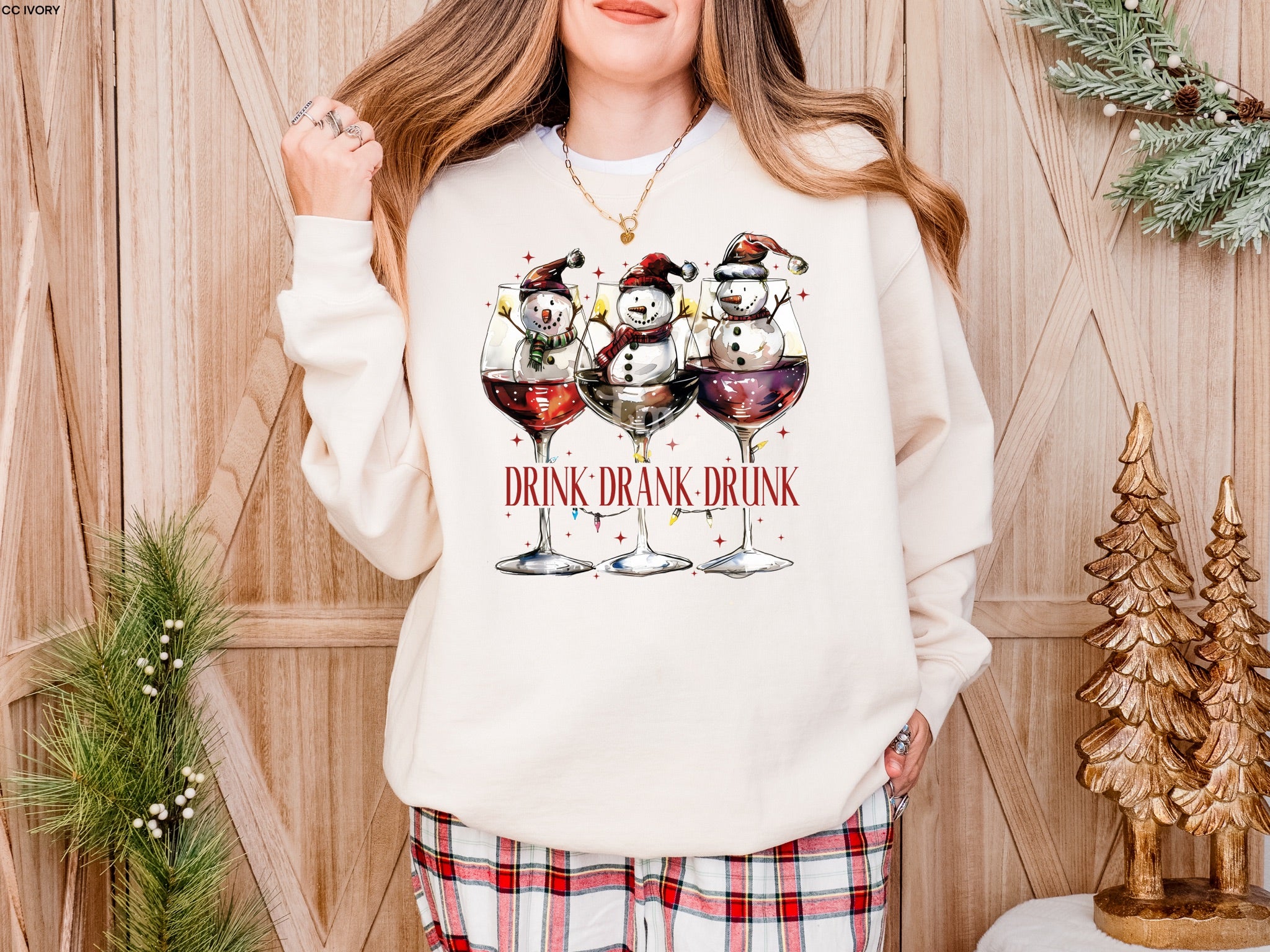 Drink Drank Drunk Wine MATTE CLEAR FILM