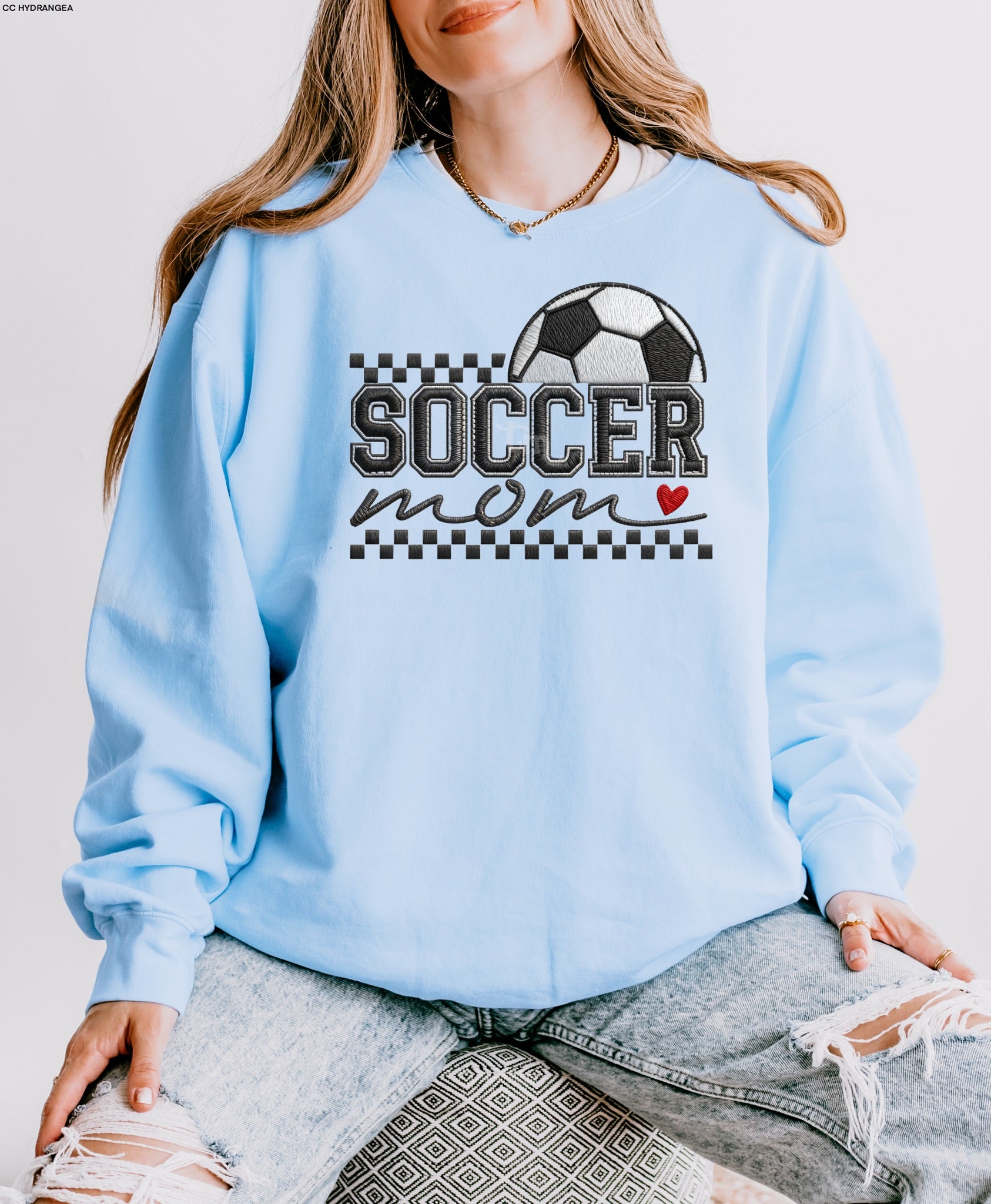 TMT // Faux Embroidery Soccer Mom MATTE CLEAR FILM