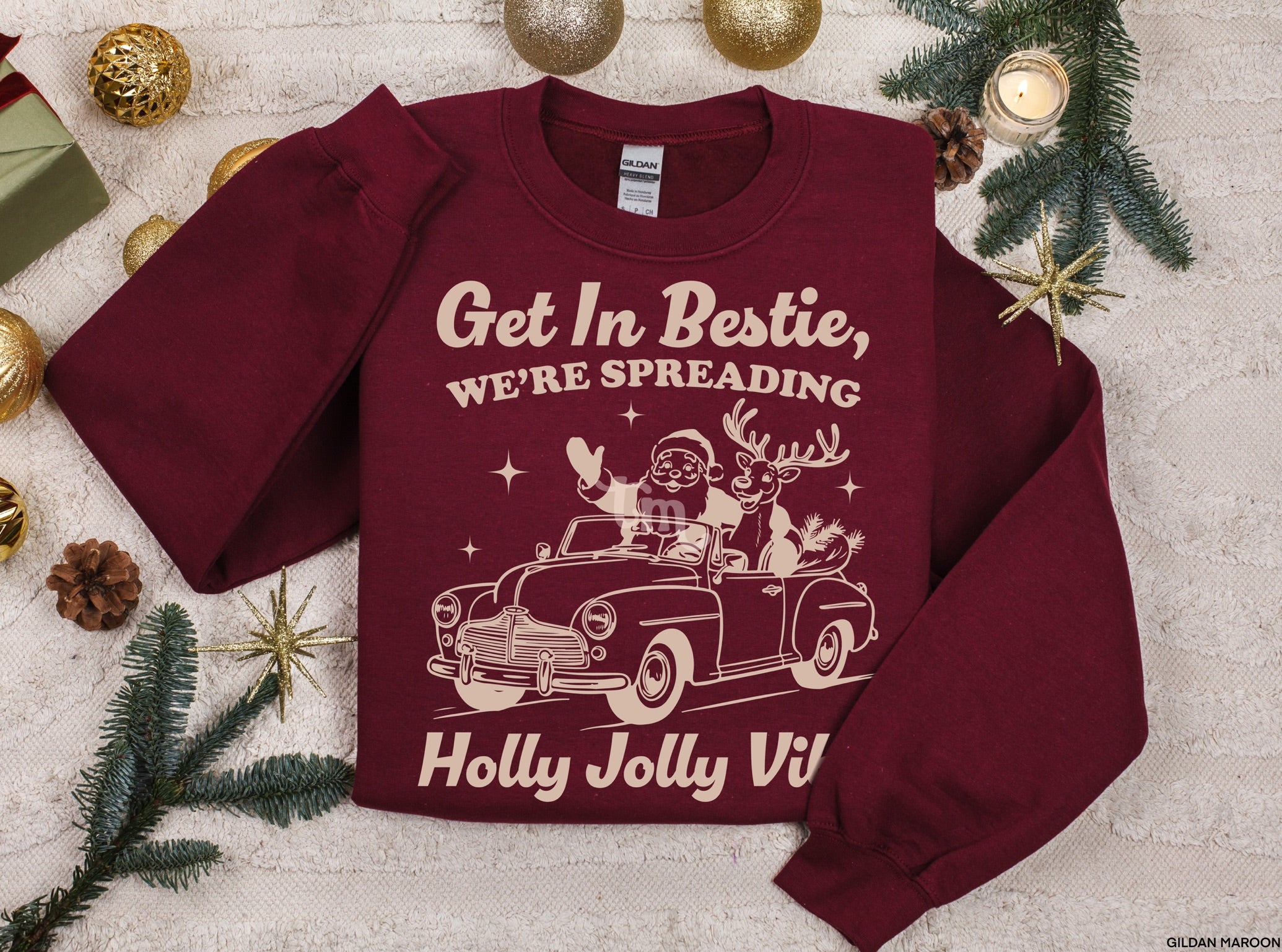 Spreading Christmas Cheer LIGHT TAN INK