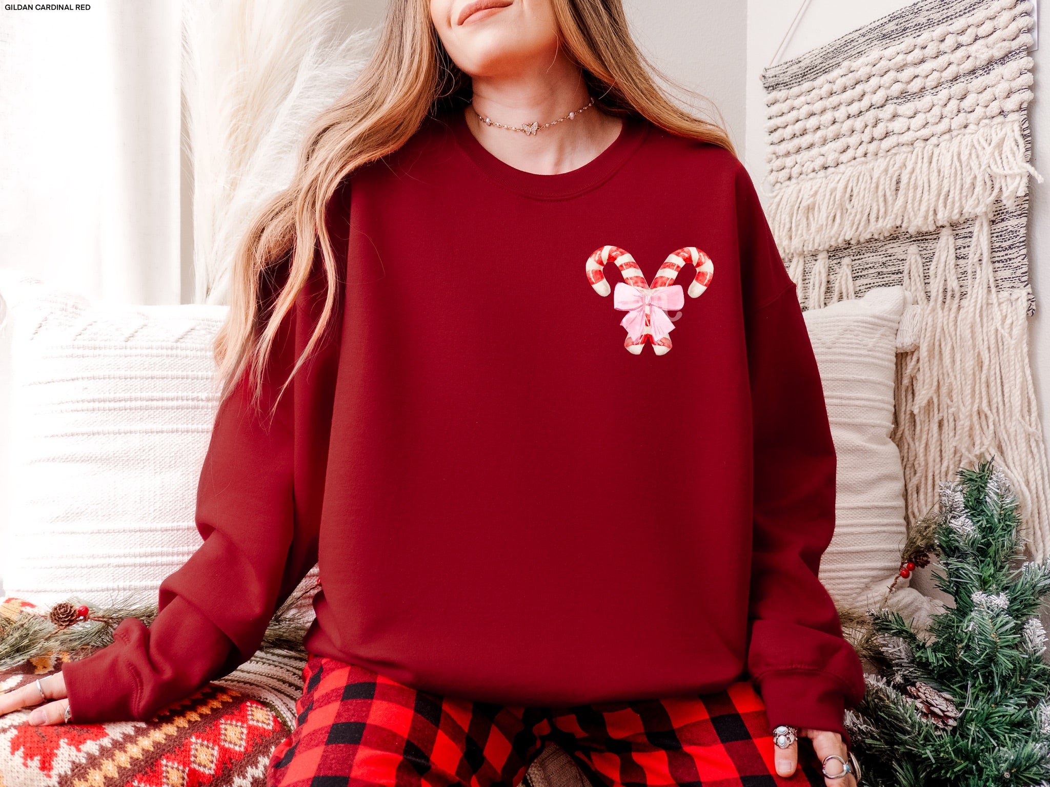 POCKET Coquette Candy Canes MATTE CLEAR FILM