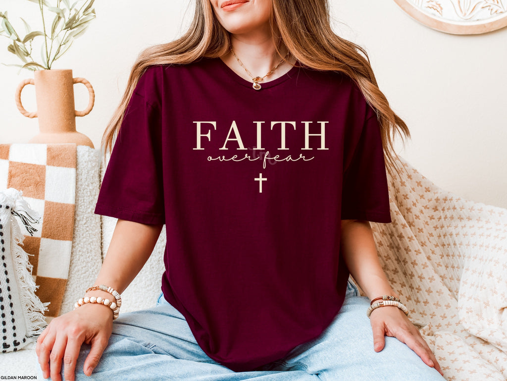 TMT // Faith Over Fear LIGHT TAN INK