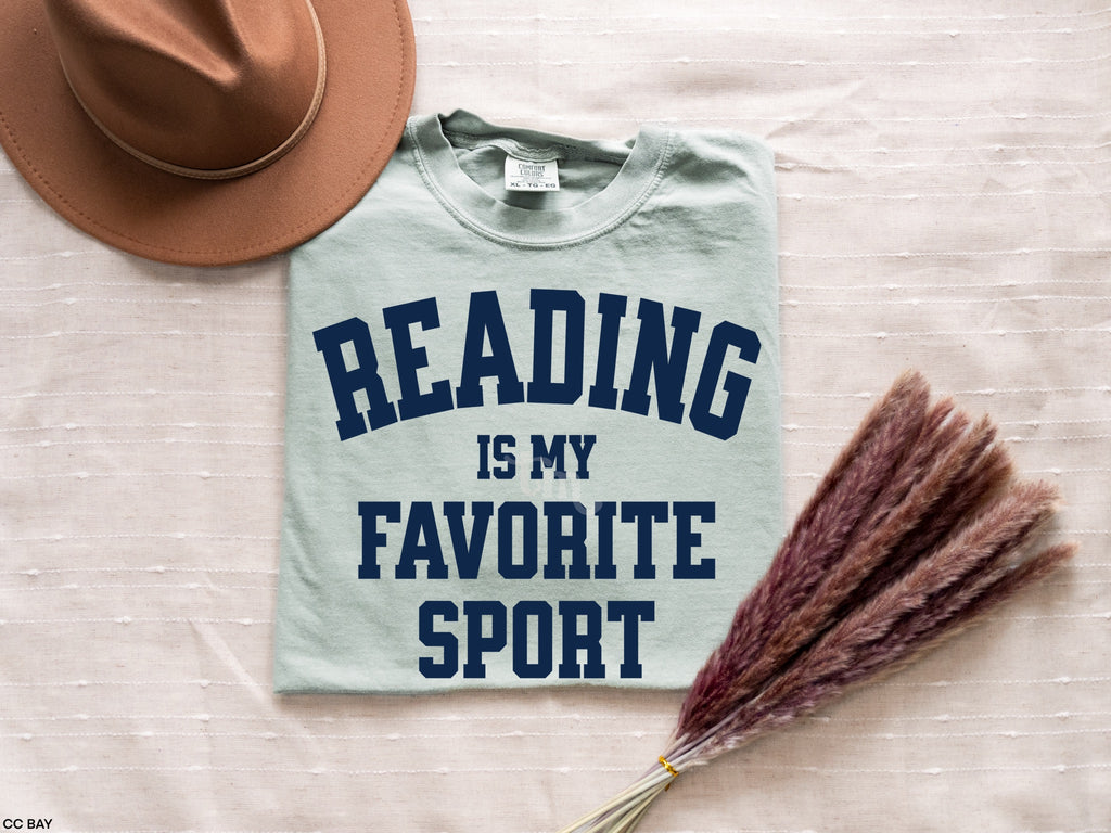 Reading is My Favorite Sport NAVY INK