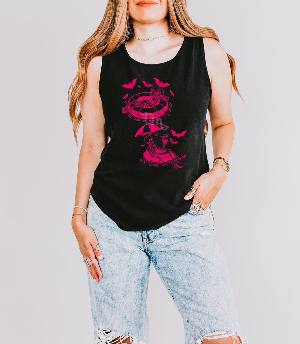 Floating Skellie Buddies HOT PINK INK