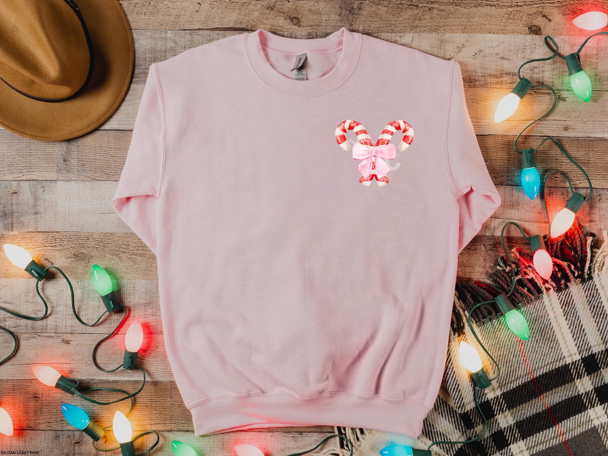 POCKET Coquette Candy Canes MATTE CLEAR FILM