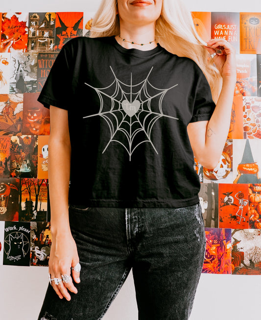 TMT // Heart Web METALLIC SILVER INK