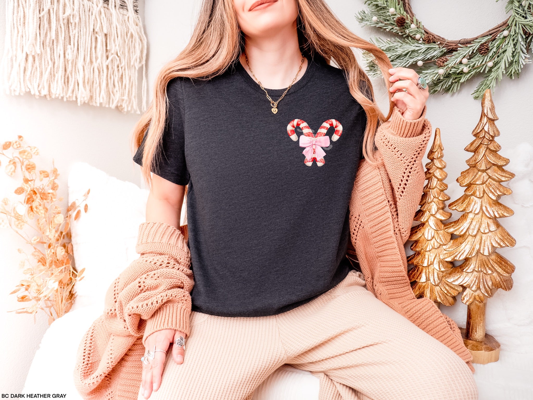 POCKET Coquette Candy Canes MATTE CLEAR FILM