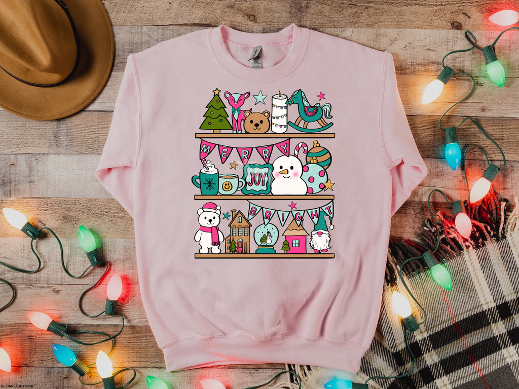 Christmas Shelves MATTE CLEAR FILM