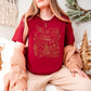 Merry Christmas Doodles METALLIC GOLD INK