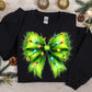 TMT // Furry Green Christmas Bow FULL SIZE + POCKET