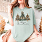 TMT // Merry Christmas Leopard Trees MATTE CLEAR FILM
