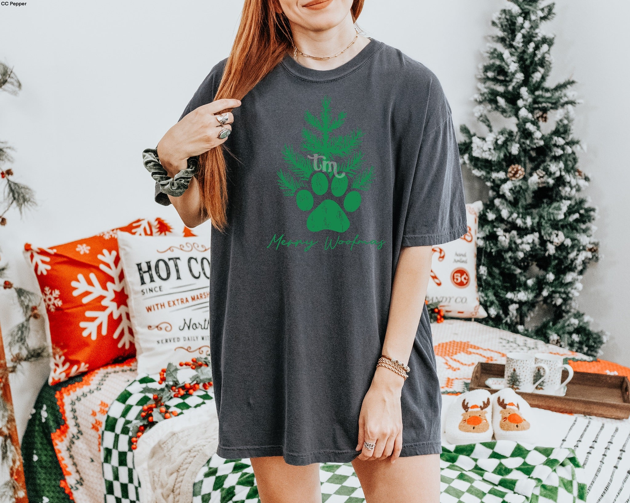 Merry Woofmas KELLY GREEN INK