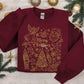 Merry Christmas Doodles METALLIC GOLD INK